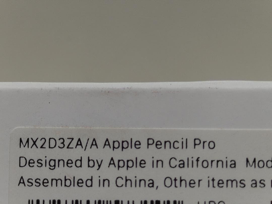 iPadアクセサリー Apple Pencil Pro MX2D3ZA/A