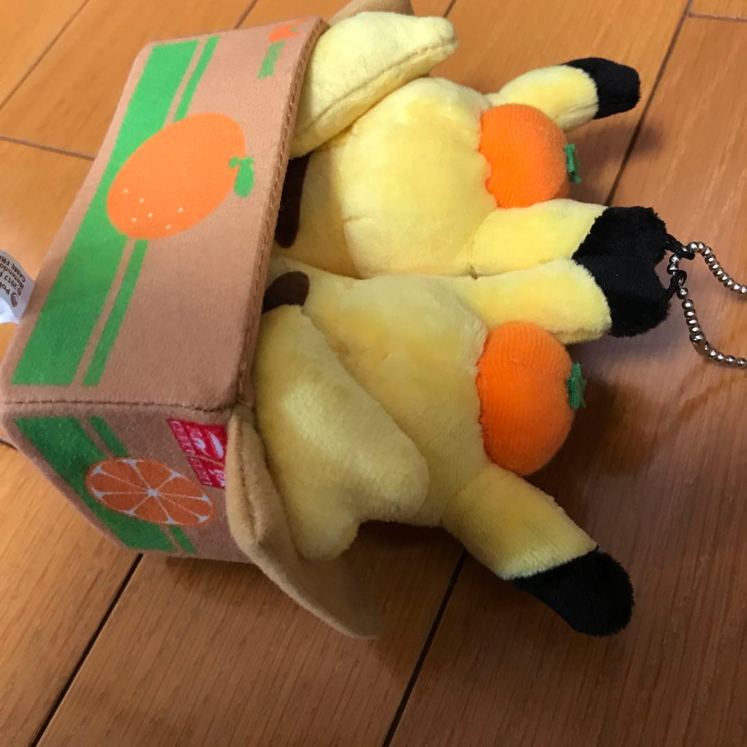 ペアピカチュウとえひめみかん　ぬいぐるみ　愛媛みかん　えひめみかん　愛媛　えひめ