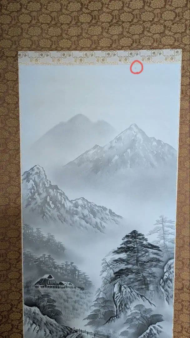 掛軸 真紅