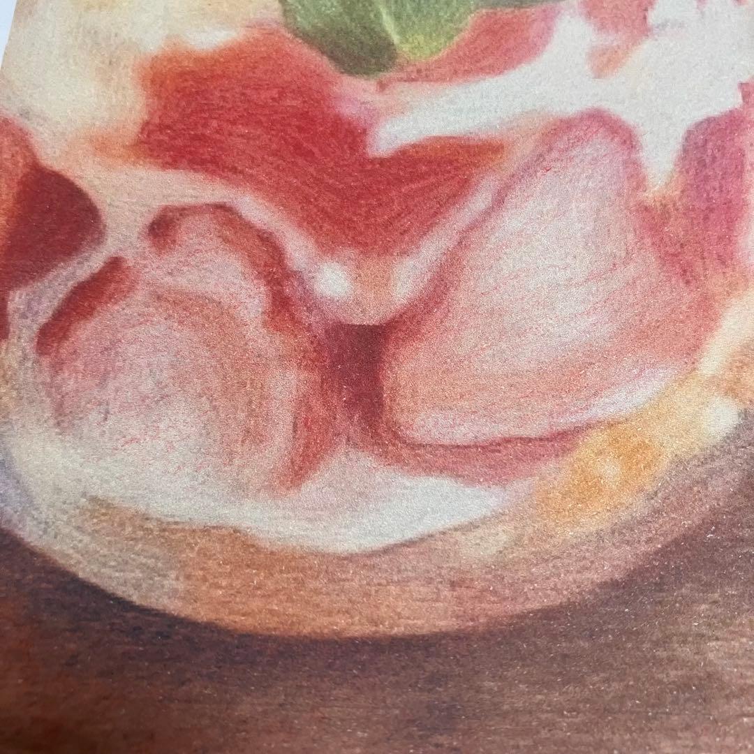スイーツアート1 パステル画　額縁寸法32.7㎝×24.0㎝×1.5㎝