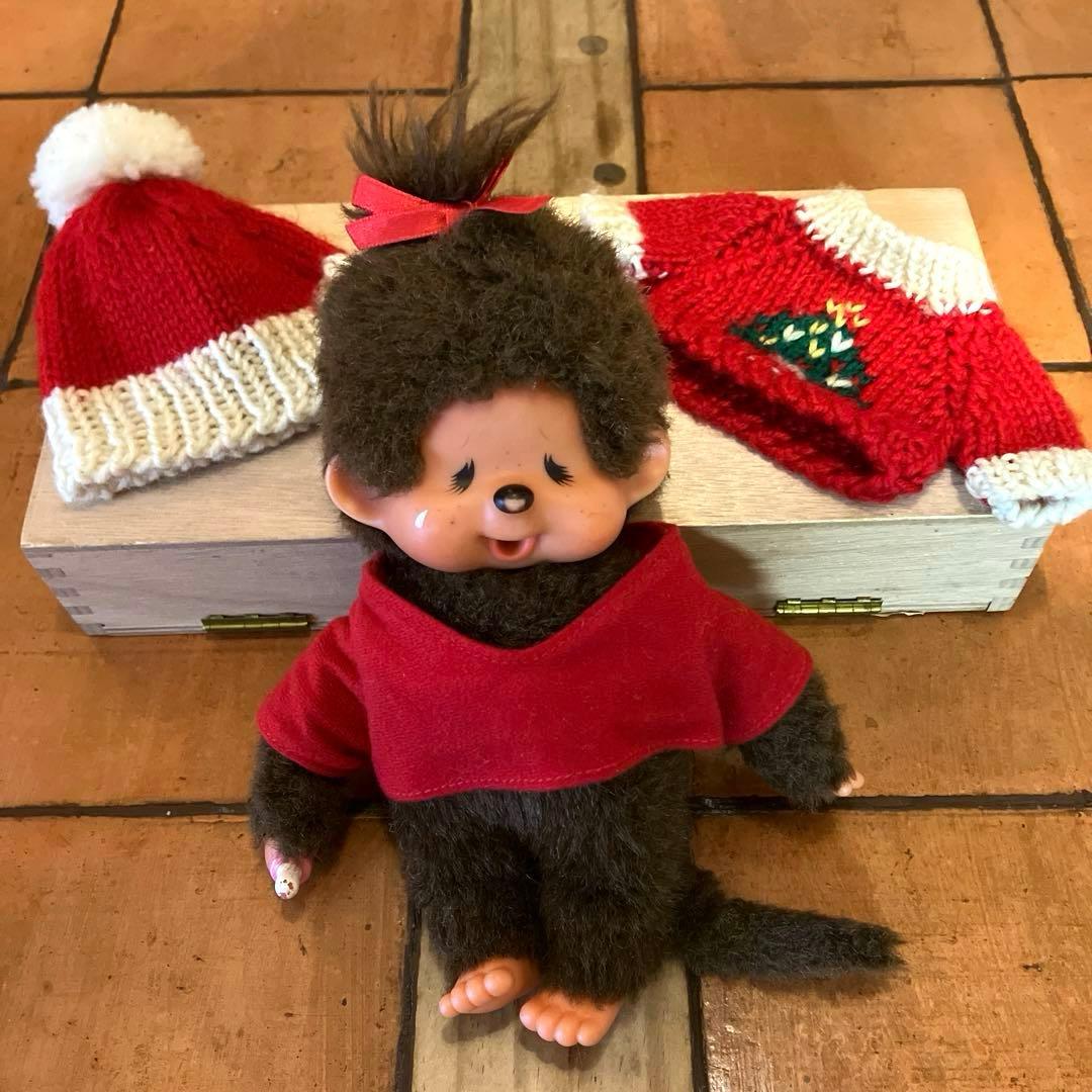 ✨希少レア✨　Monchhichi モンチッチ　ぬいぐるみ　着せ替えお洋服セット