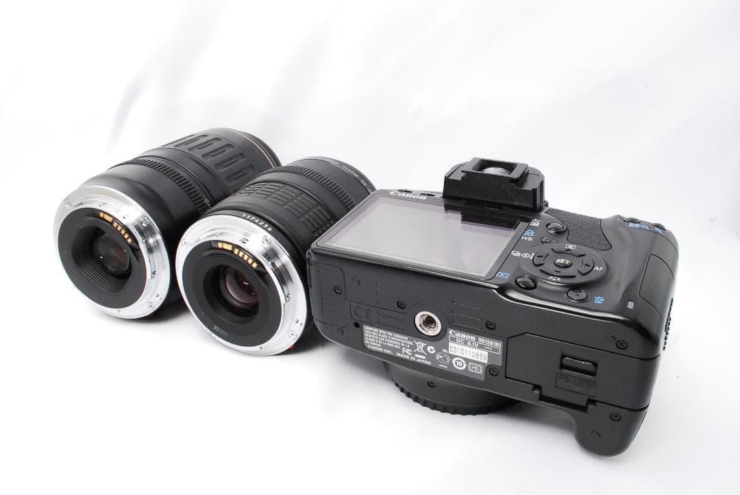 CANON Kiss X2☆入門機☆一眼レフ☆望遠Wレンズ☆付属品付すぐ使える♡