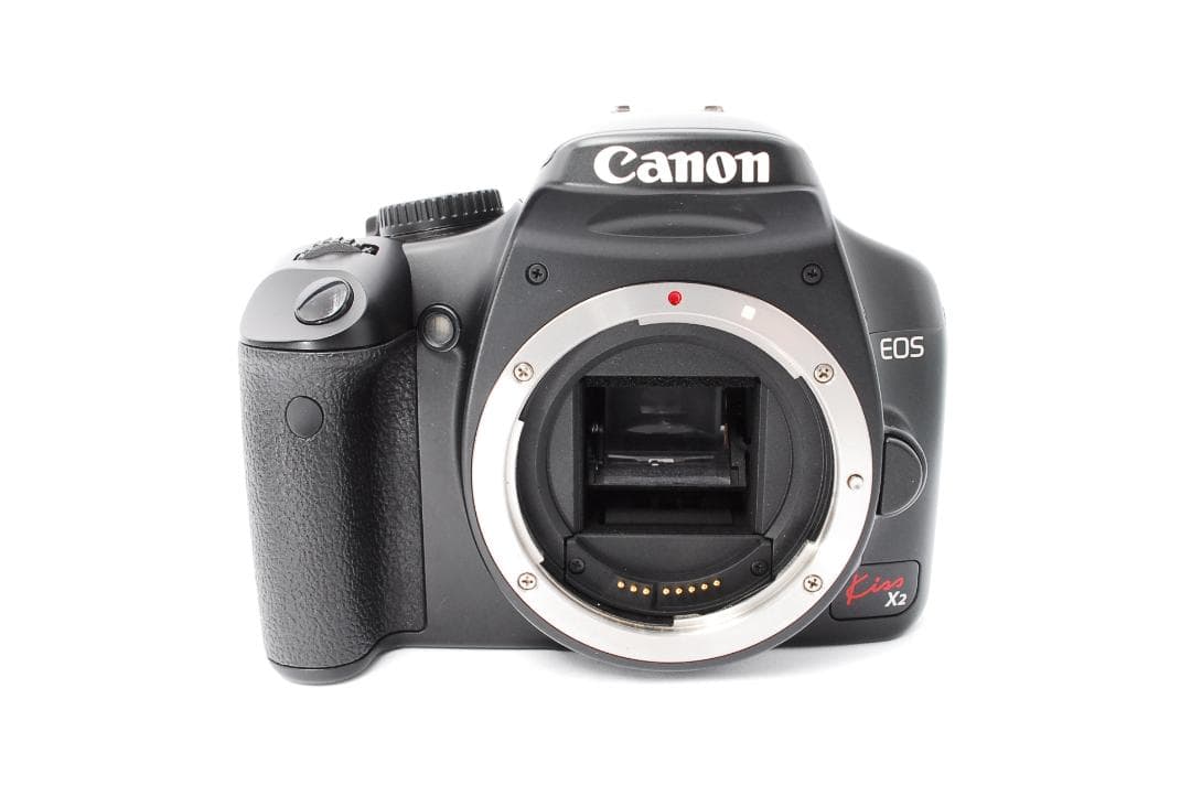 CANON Kiss X2☆入門機☆一眼レフ☆望遠Wレンズ☆付属品付すぐ使える♡