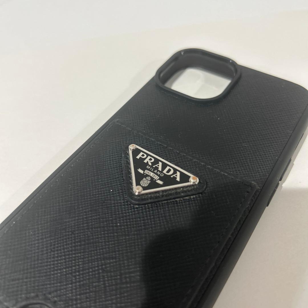 箱付き　PRADA ブラック iPhone14ケース