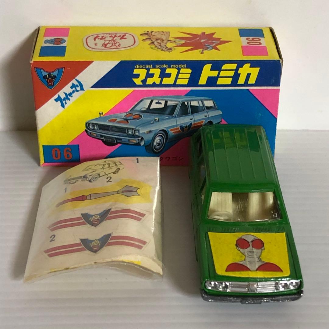 マスコミトミカ 06ファイヤーマン　セドリックワゴン (未使用シール付)