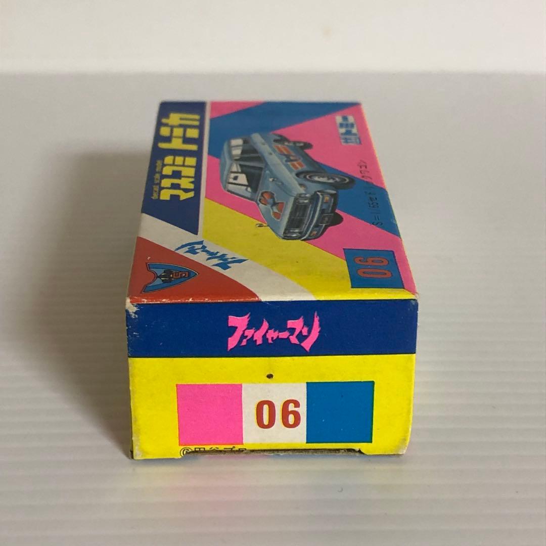 マスコミトミカ 06ファイヤーマン　セドリックワゴン (未使用シール付)
