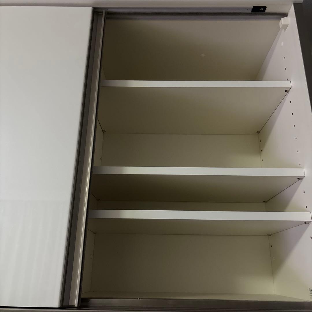パモウナ　ハイカウンター カップボード　食器棚　　　　　100