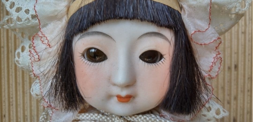 サクラビスク　ママー人形　　市松人形　日本人形　ビスクドール　和人形