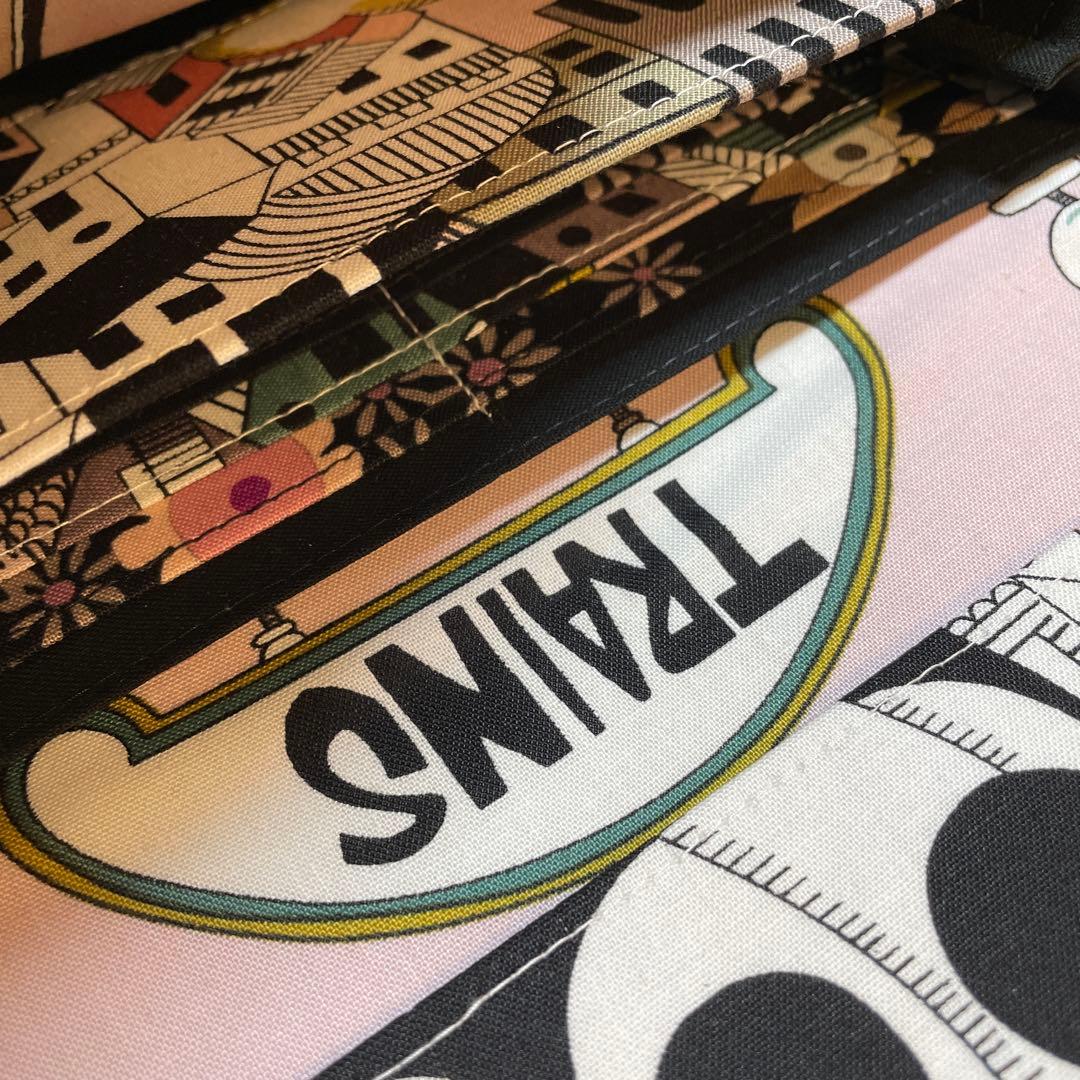 ラスト長財布　やりくり財布　ハンドメイド　アレキサンダーヘンリー