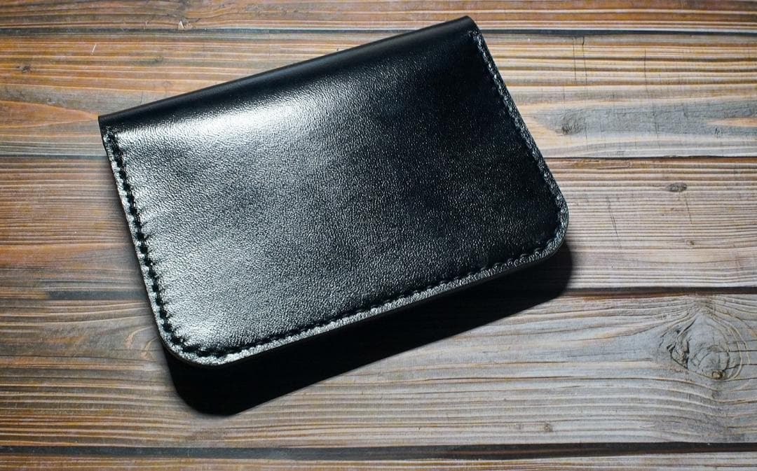 ショートトラッカーウォレット　二層　馬革 茶芯　真鍮 トラッカーウォレット