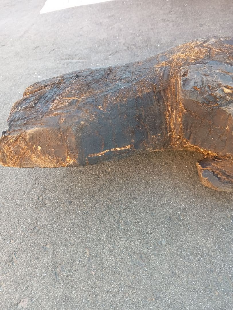 木製 魚型彫刻　木彫　江戸　明治　大正　昭和　戦前　鯉