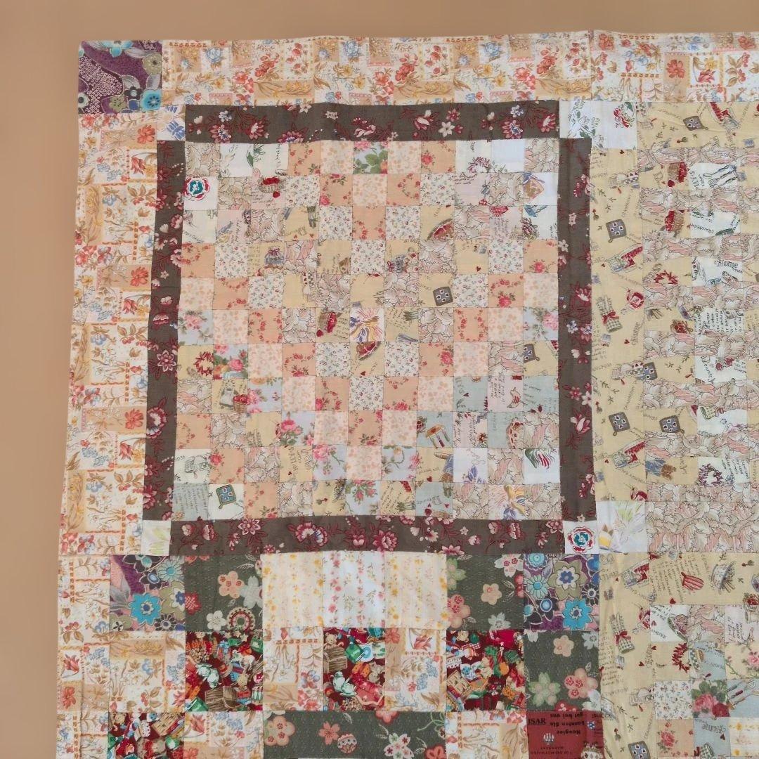 chienechan(2点) パッチワークキルト(両面)