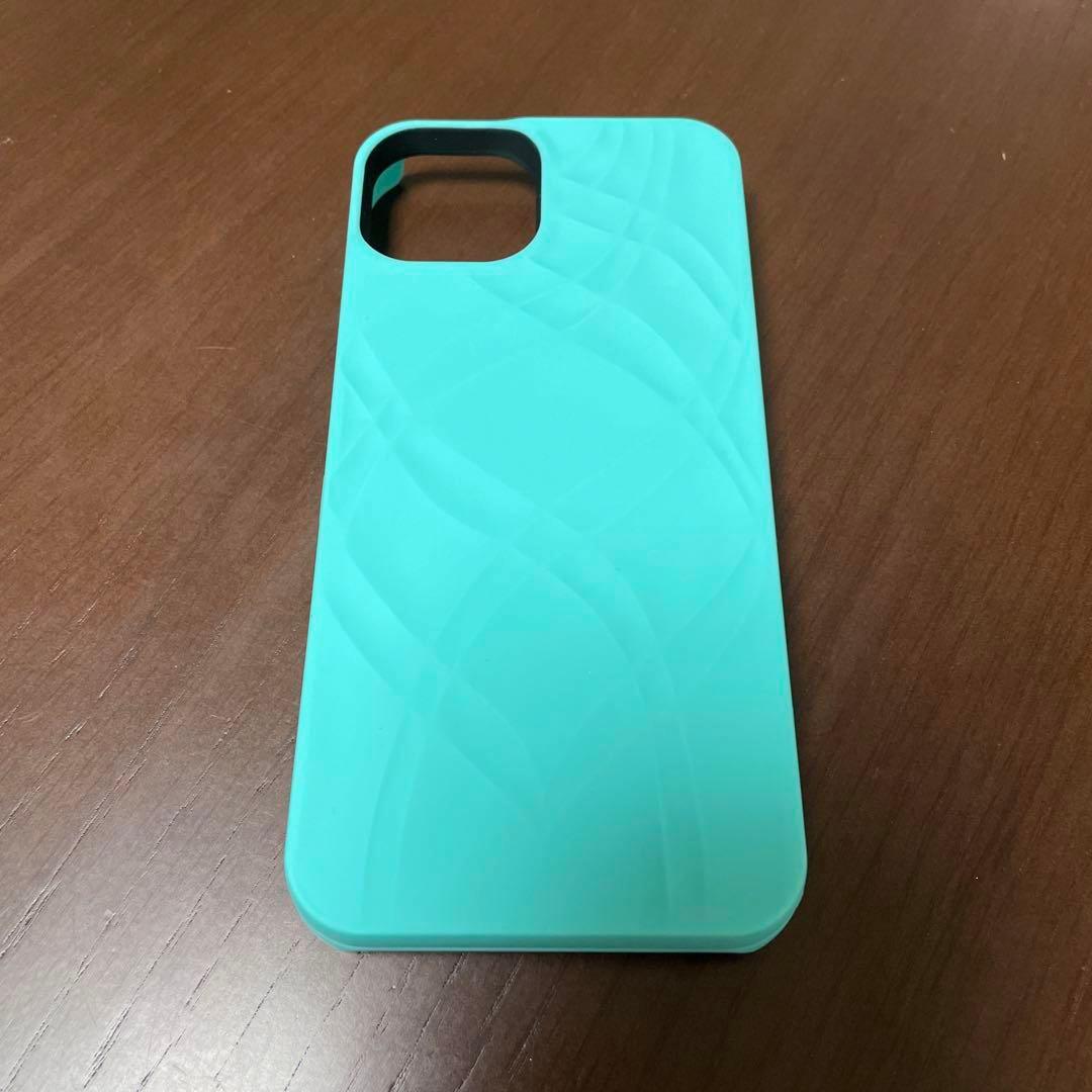 スマホケース iPhone 14/13 ミントグリーン 6.1インチ ミラー付