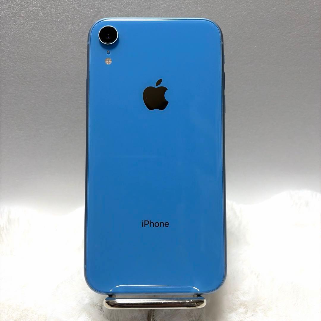 【SIMフリー】iPhone XR 64GB ブルー 本体 バッテリー78％