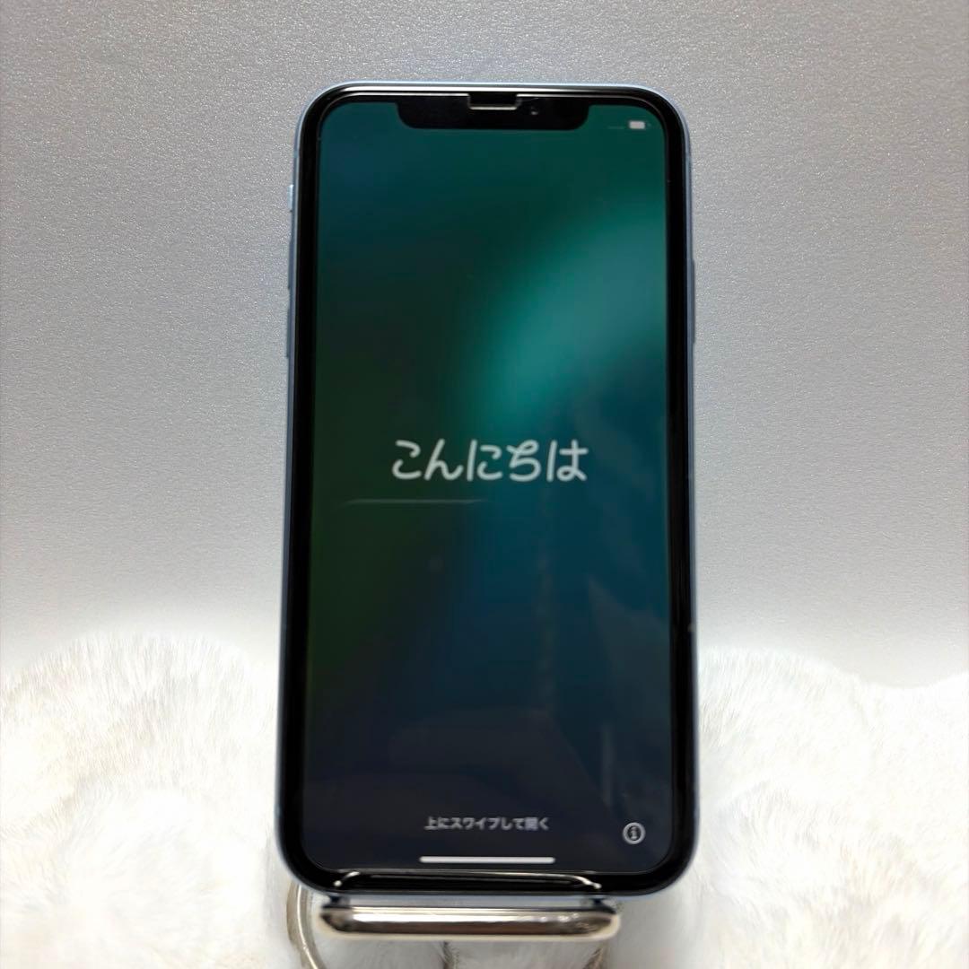 【SIMフリー】iPhone XR 64GB ブルー 本体 バッテリー78％