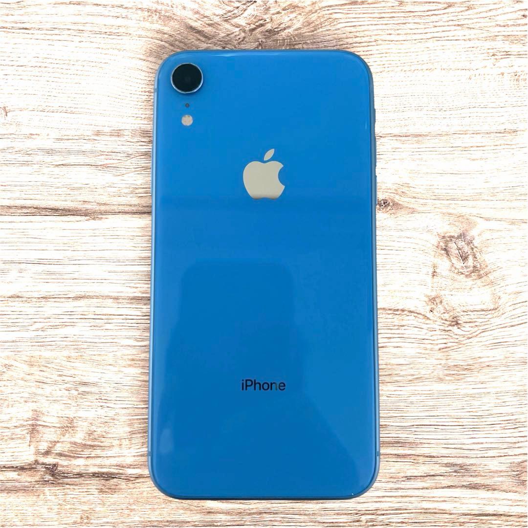 【SIMフリー】iPhone XR 64GB ブルー 本体 バッテリー78％