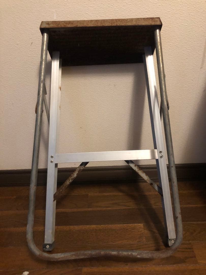 ハシゴ　折りたたみハシゴ　アンティーク　古物　年代物