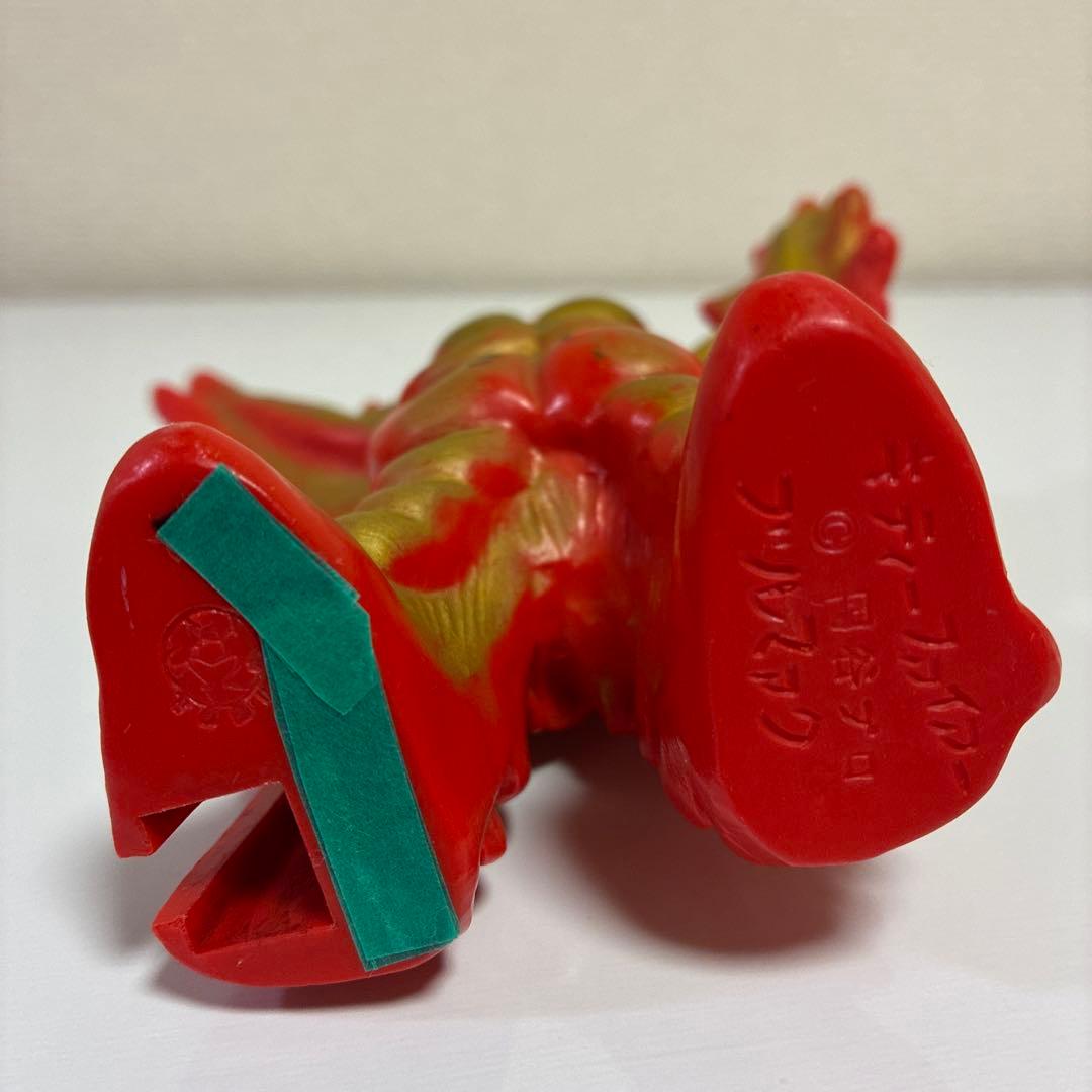 ブルマァク キティーファイアー ソフビ 鉛筆削りタイプ 当時物 [記名あり]