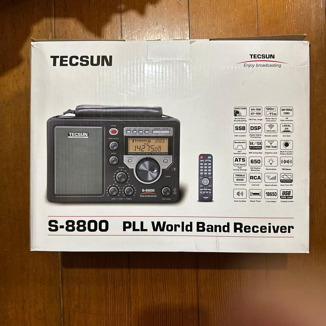 ラジオ・コンポ TECSUN S-8800 PLL World Band Receiver
