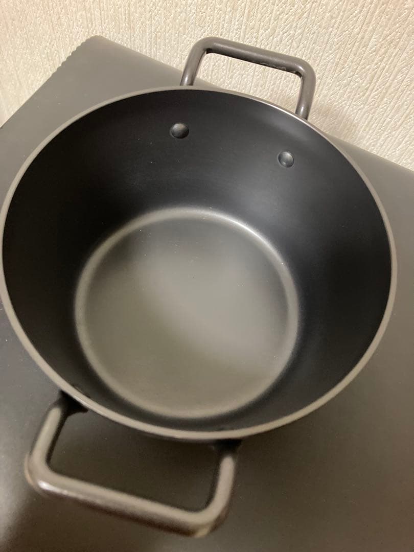 ミ*ン様 傷あります。　松田美智子の自在道具　鉄の小さなごはん鍋　松田美智子　ご