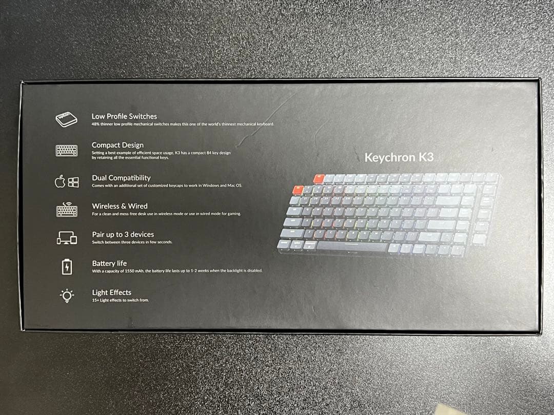 Keychron K3 Version2 ワイヤレス・キーボード(US配列)