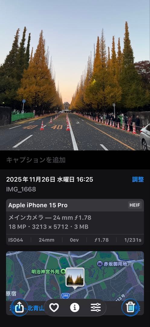 Apple iPhone 15 Pro ブラック 128 iFace付き