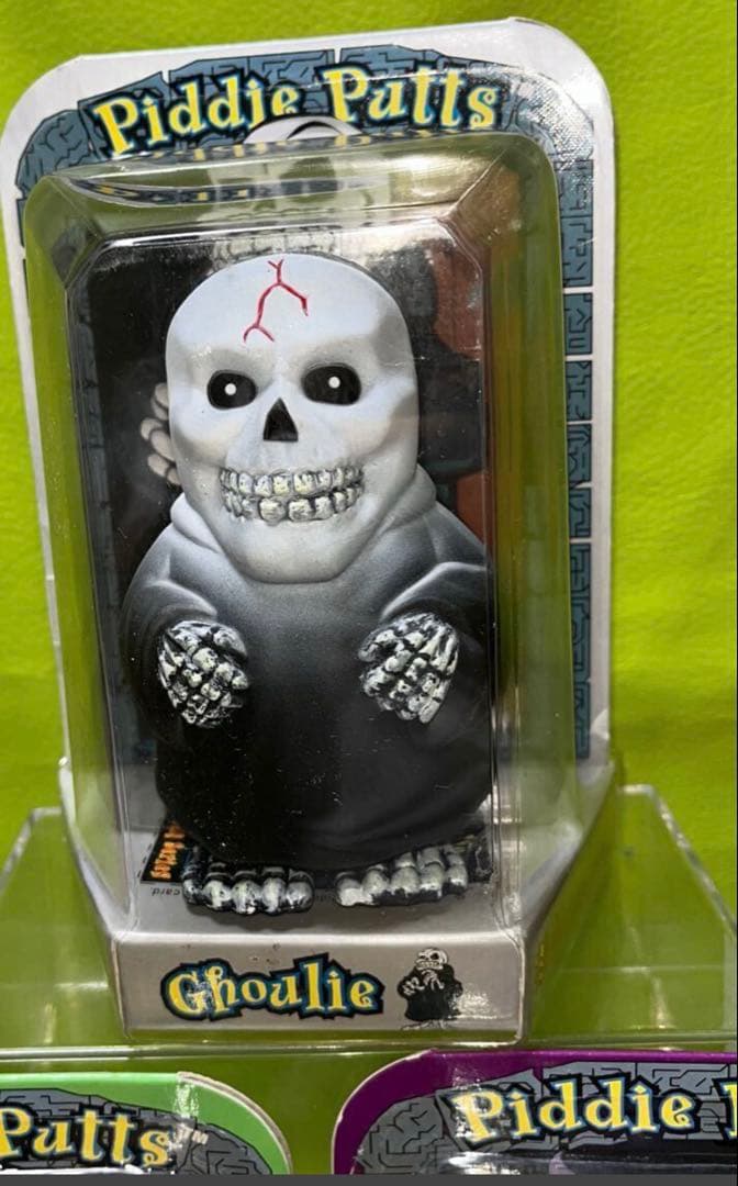 Piddie Patts フィギュア3点セット ハロウィン魔女ガイコツかぼちゃ