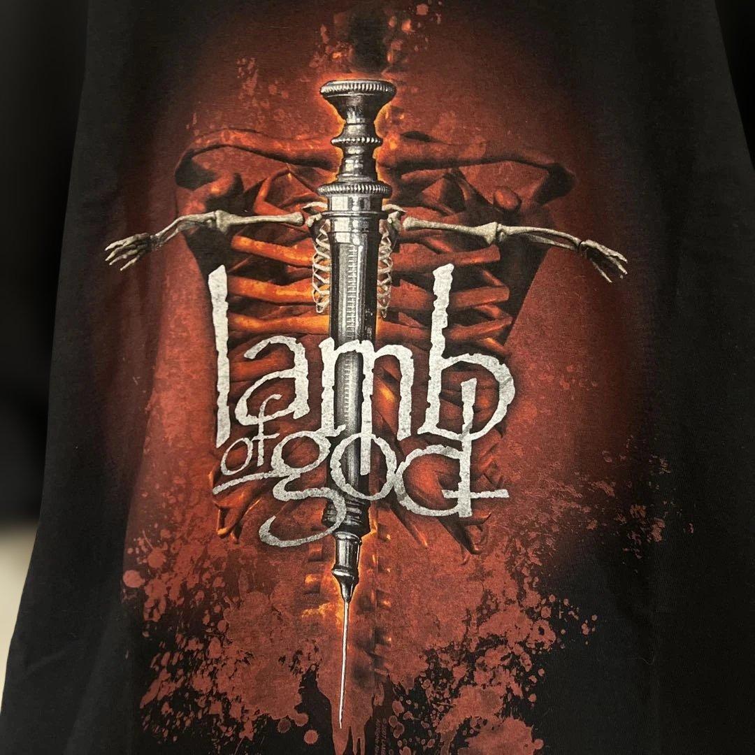 希少 2009年製 Lamb of God 日本公演 ツアーTシャツ XL