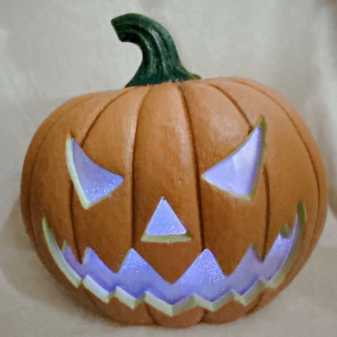 廃盤 ハロウィン カボチャ パンプキン LEDライト センサー 音声 ◎コストコ