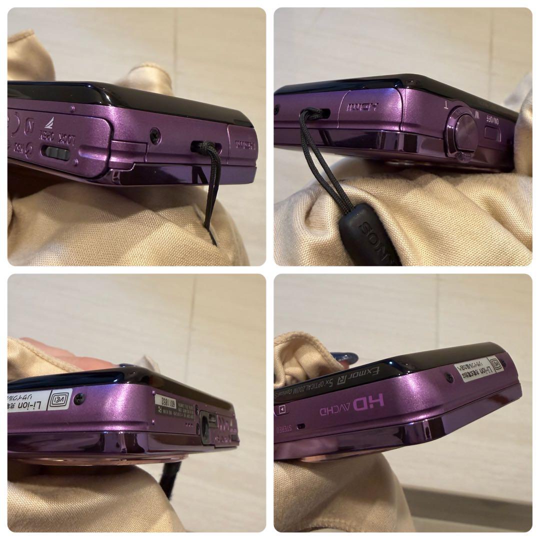 美品！SONY Cyber-shot パープルDSC-WX70 サイバーショット