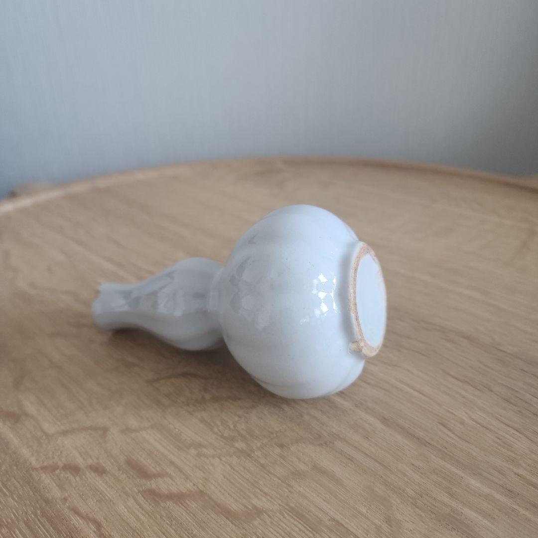 デルフト　白　瓢形瓶　17-18世紀