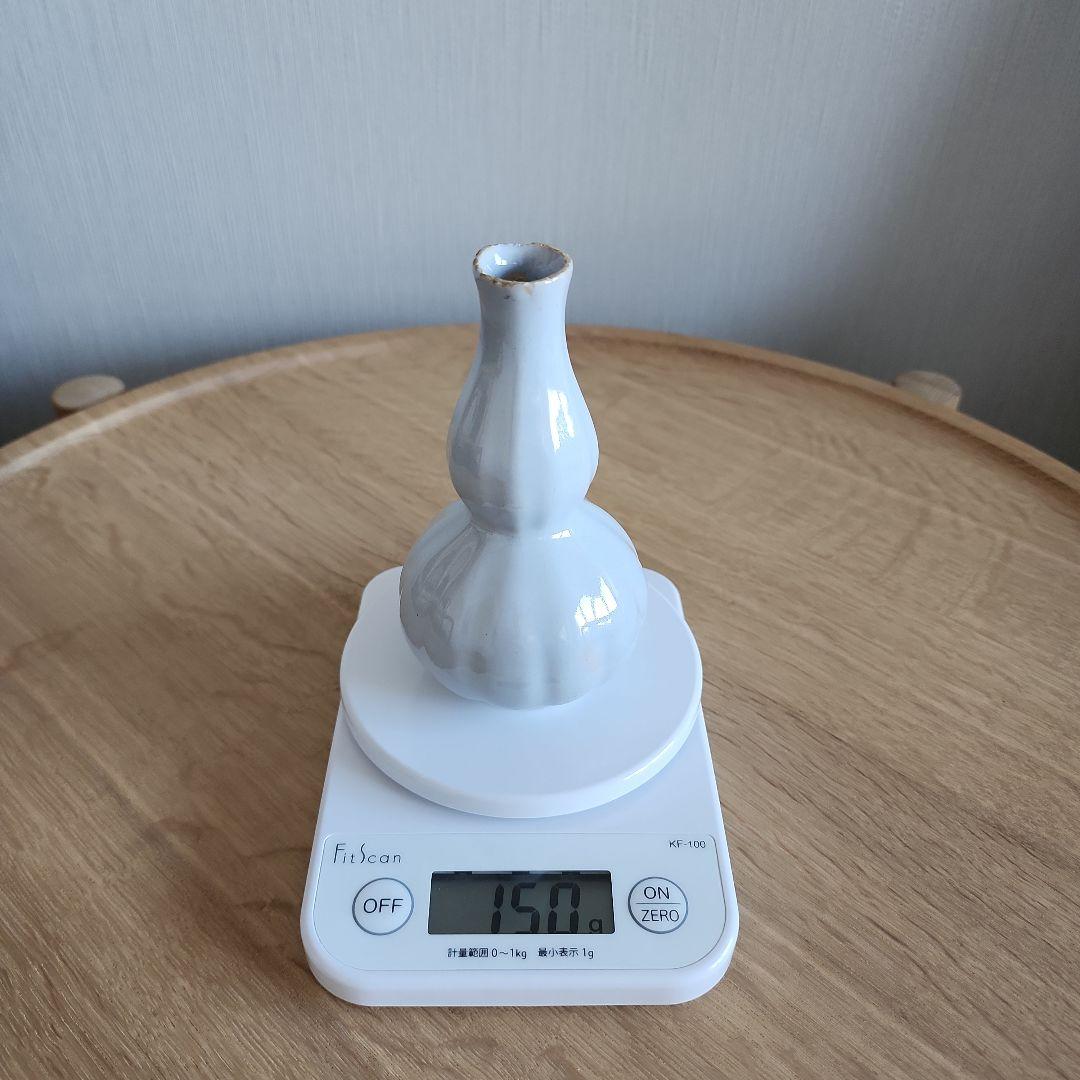 デルフト　白　瓢形瓶　17-18世紀