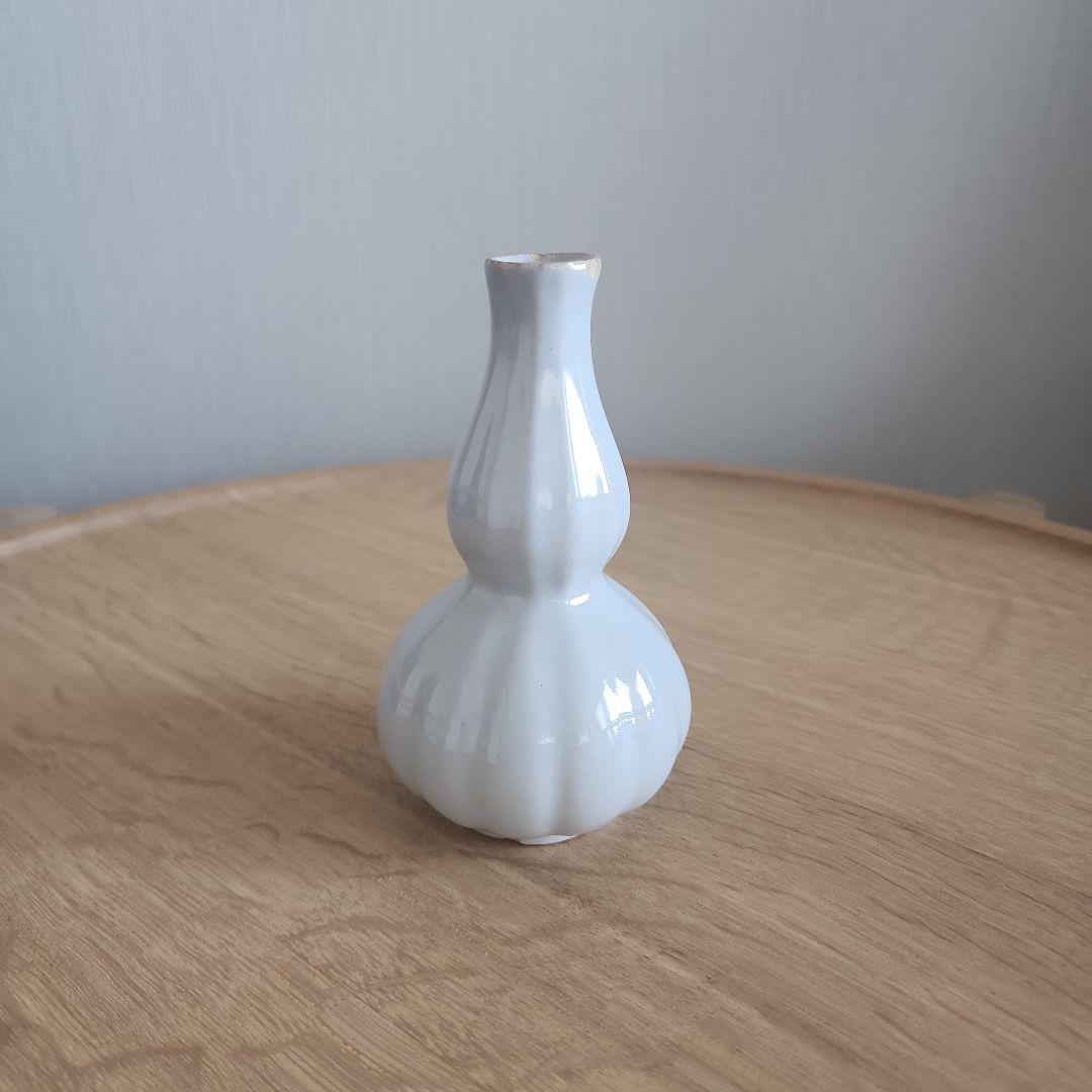 デルフト　白　瓢形瓶　17-18世紀