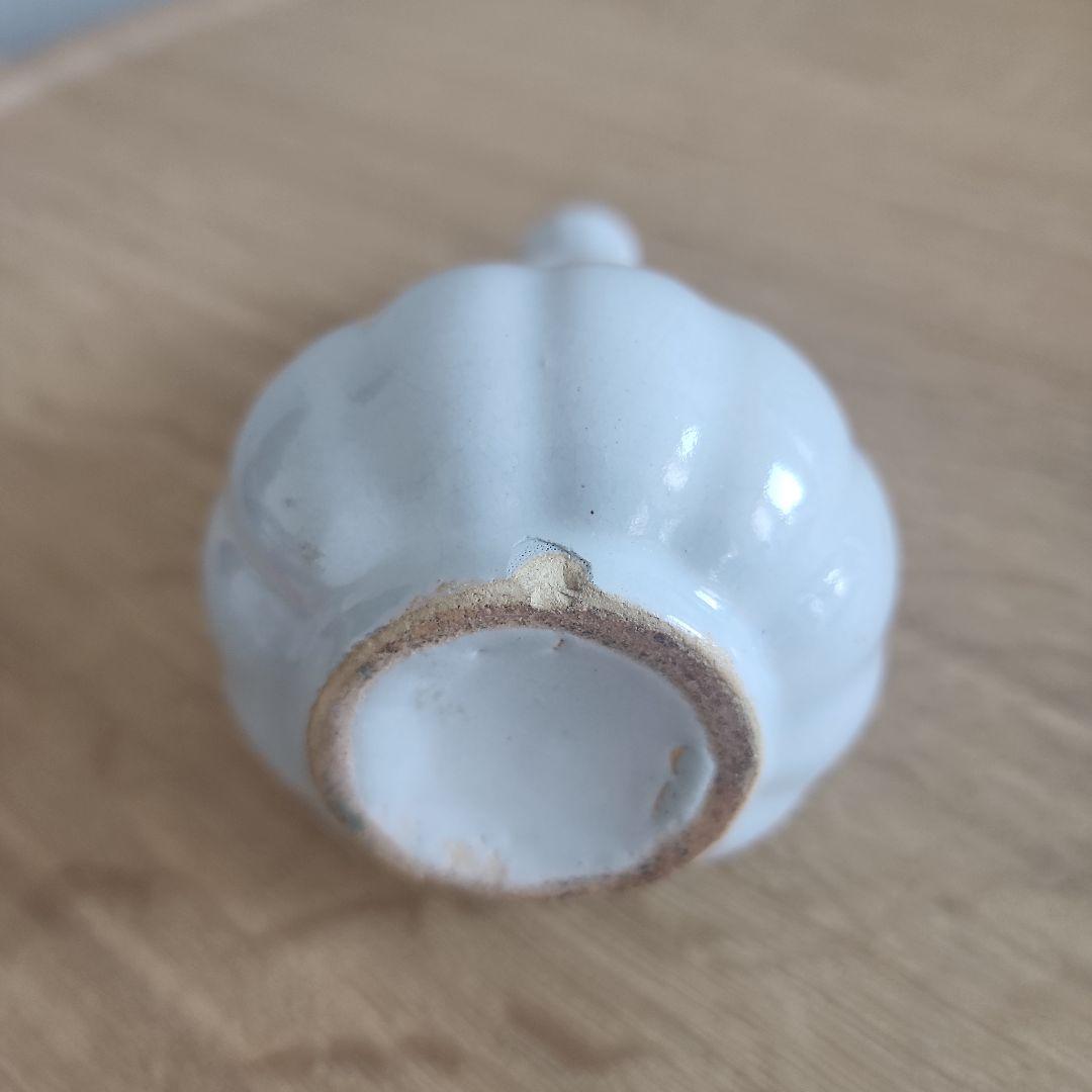 デルフト　白　瓢形瓶　17-18世紀