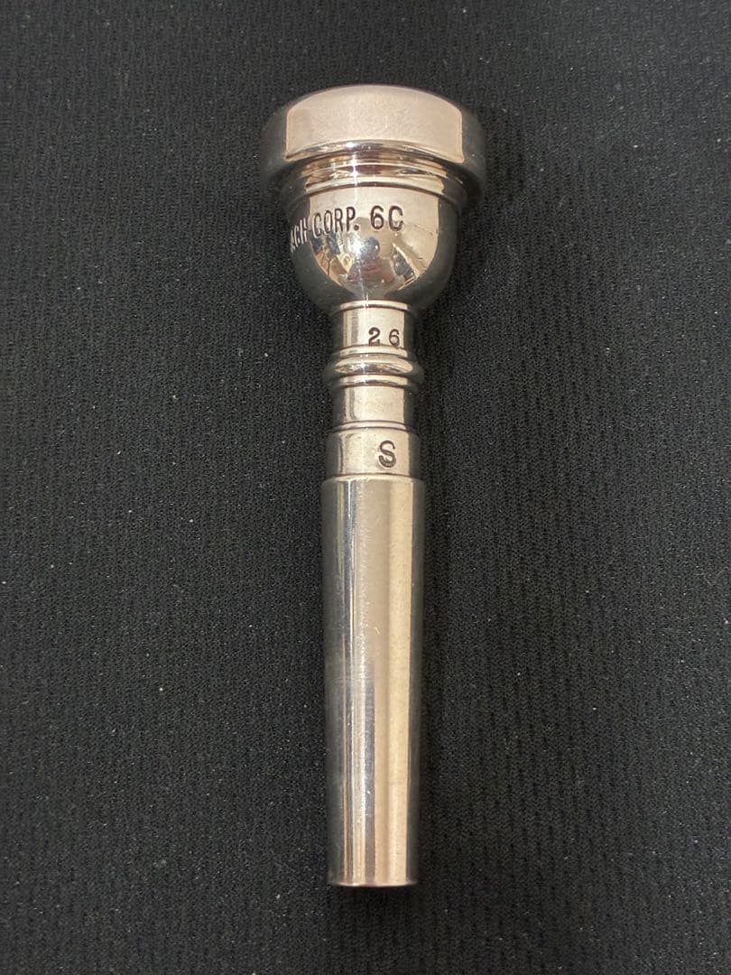 Bach トランペットマウスピース 6C