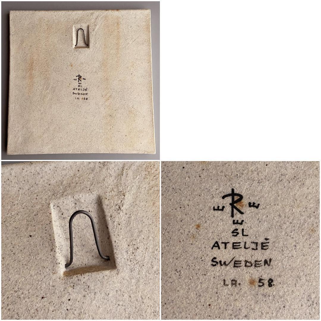 Sylvia Leuchovius シルヴィア ロールストランド 陶板 鳥 A