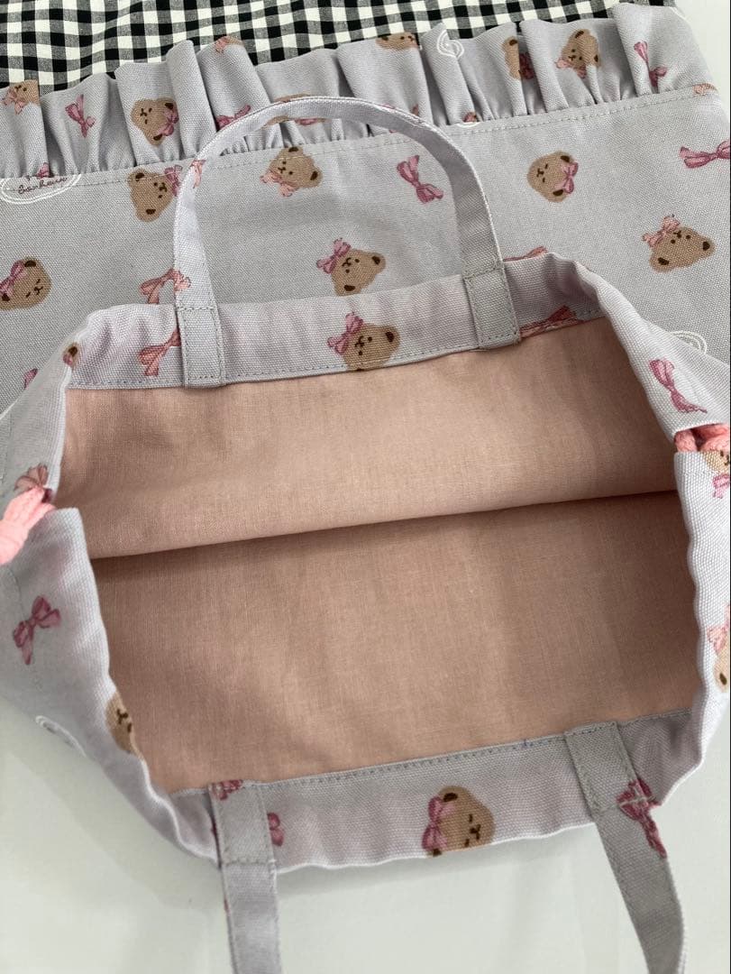 入園・入学セット★ハンドメイド（グレーベア）