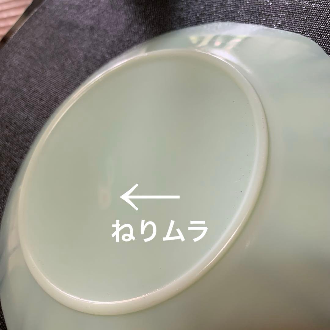 フランス　ガラス　デザート　プレート　三枚