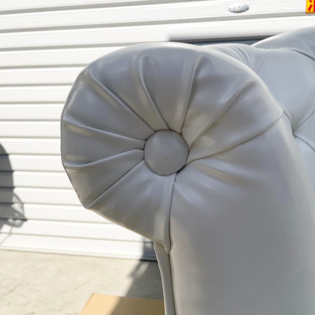 1人掛けソファ シェル ホワイト 家具 インテリア 貝殻 椅子 チェア サロン