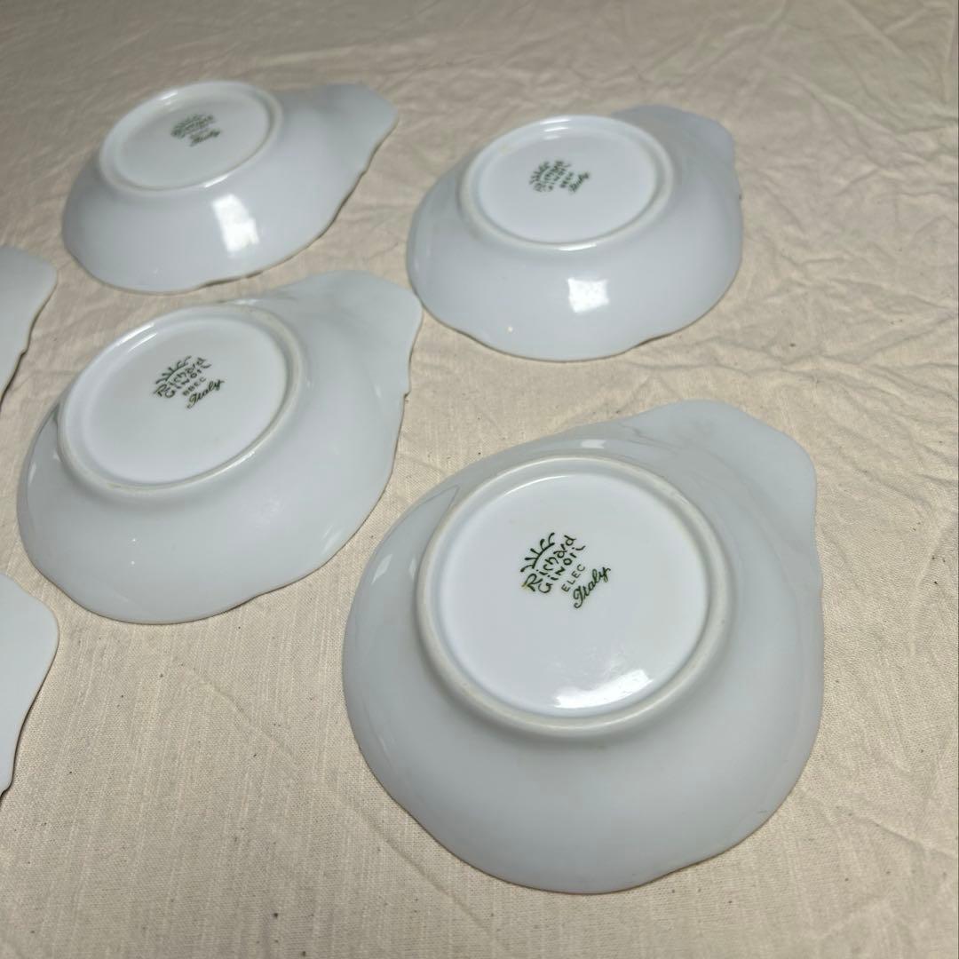 ジノリ　ボンジョルノフラワー　小皿6枚セット