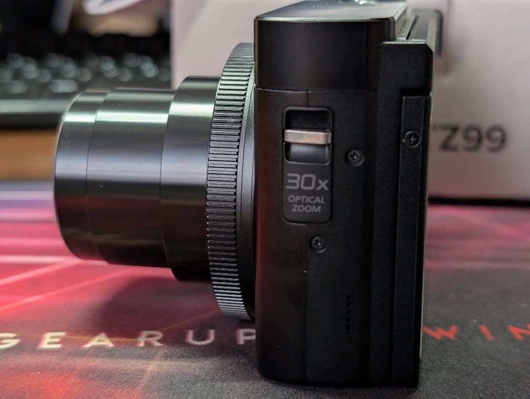 美品 LUMIX TZ99 ブラック レンズ&モニター保護フィルム付、全属品有り