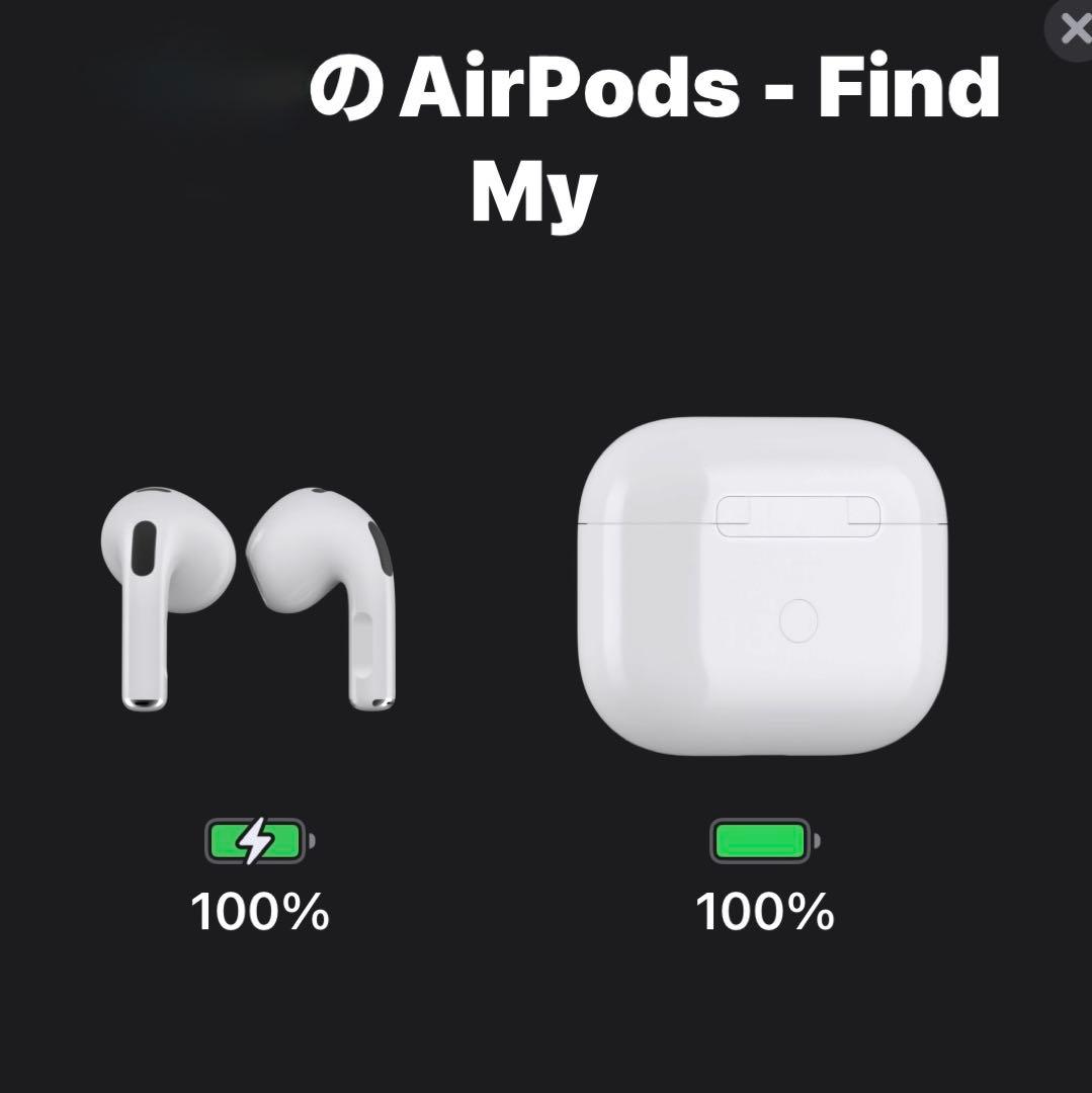 付属品完備 完動品 Apple AirPods第3世代