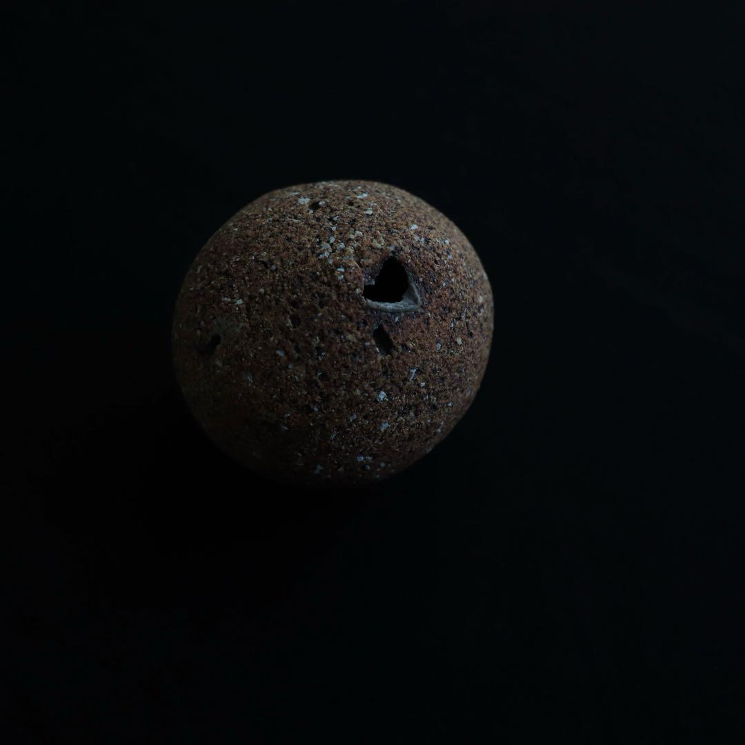 ☆岩田圭介　穴窯花入　花器　オブジェ　アート作品