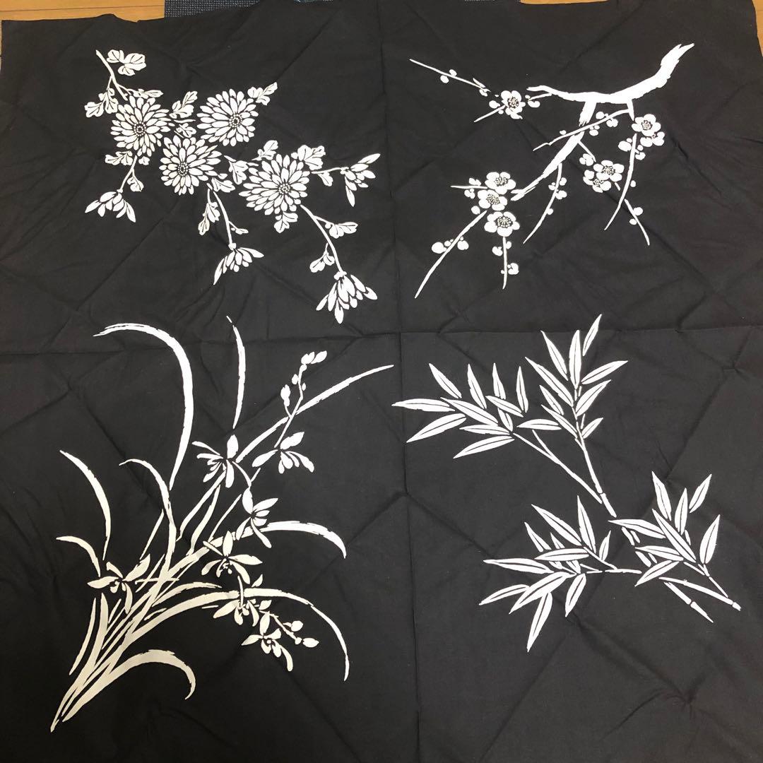 【昭和レトロ品】未使用　風呂敷　サイズばらばら　8枚　（859）