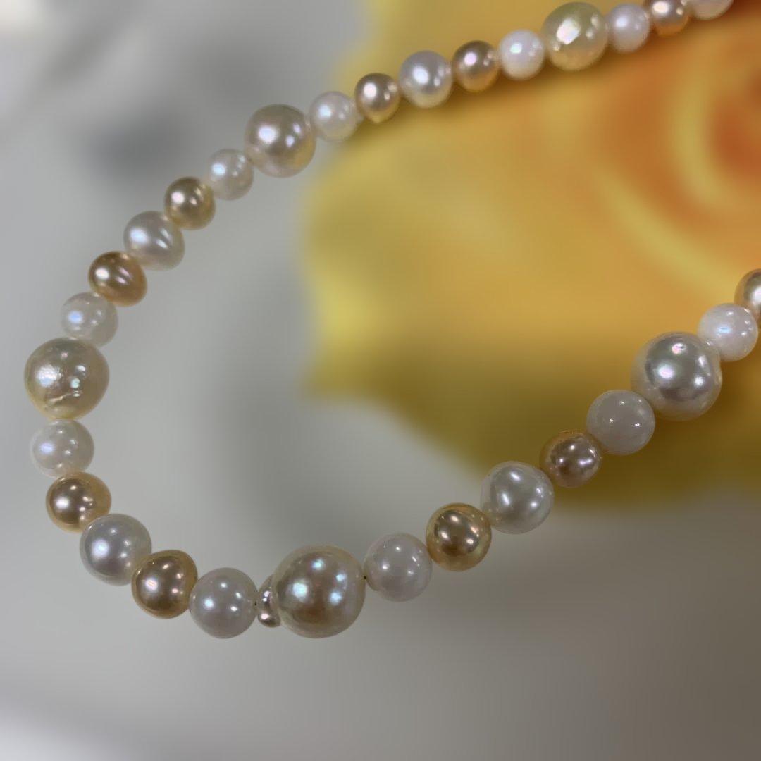 淡水パール ネックレス /ブレスレットセット
