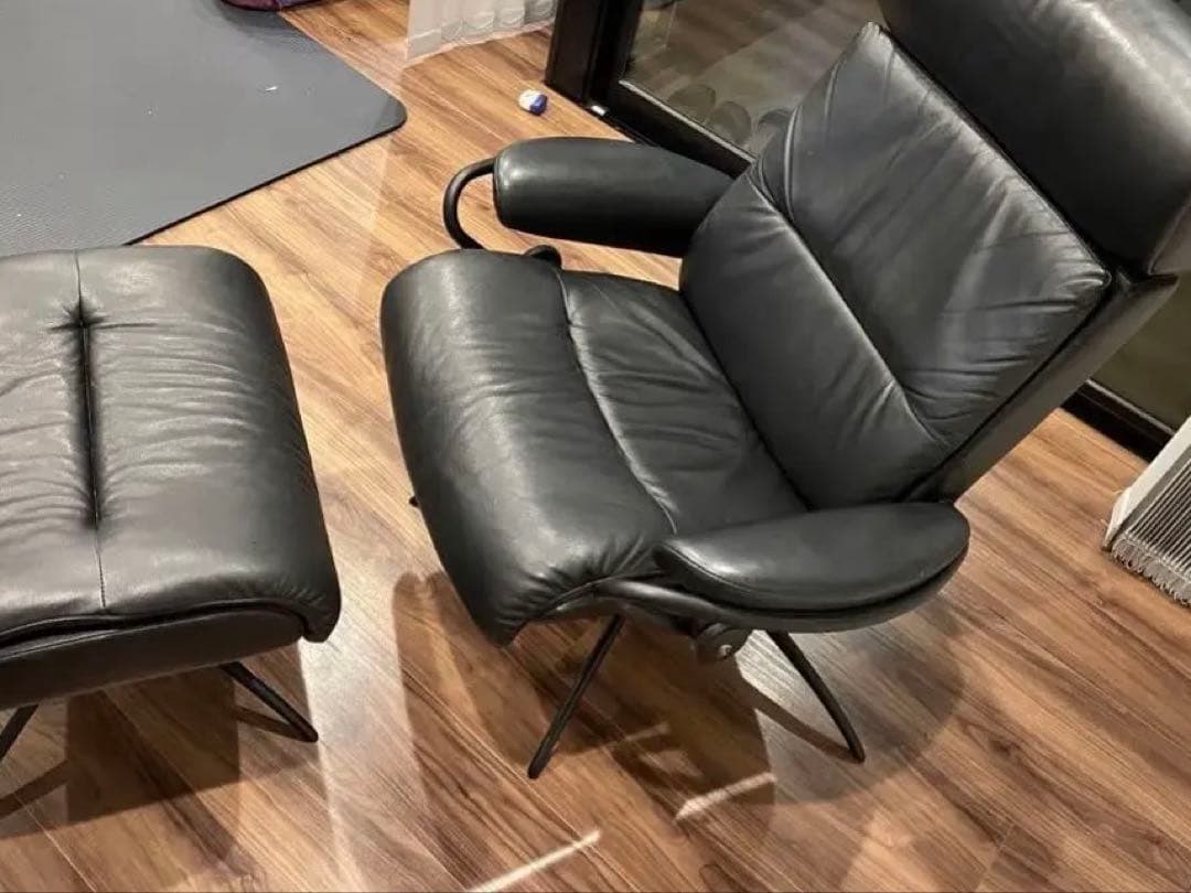 EKORNES ストレスレスチェア ブラック Mサイズ