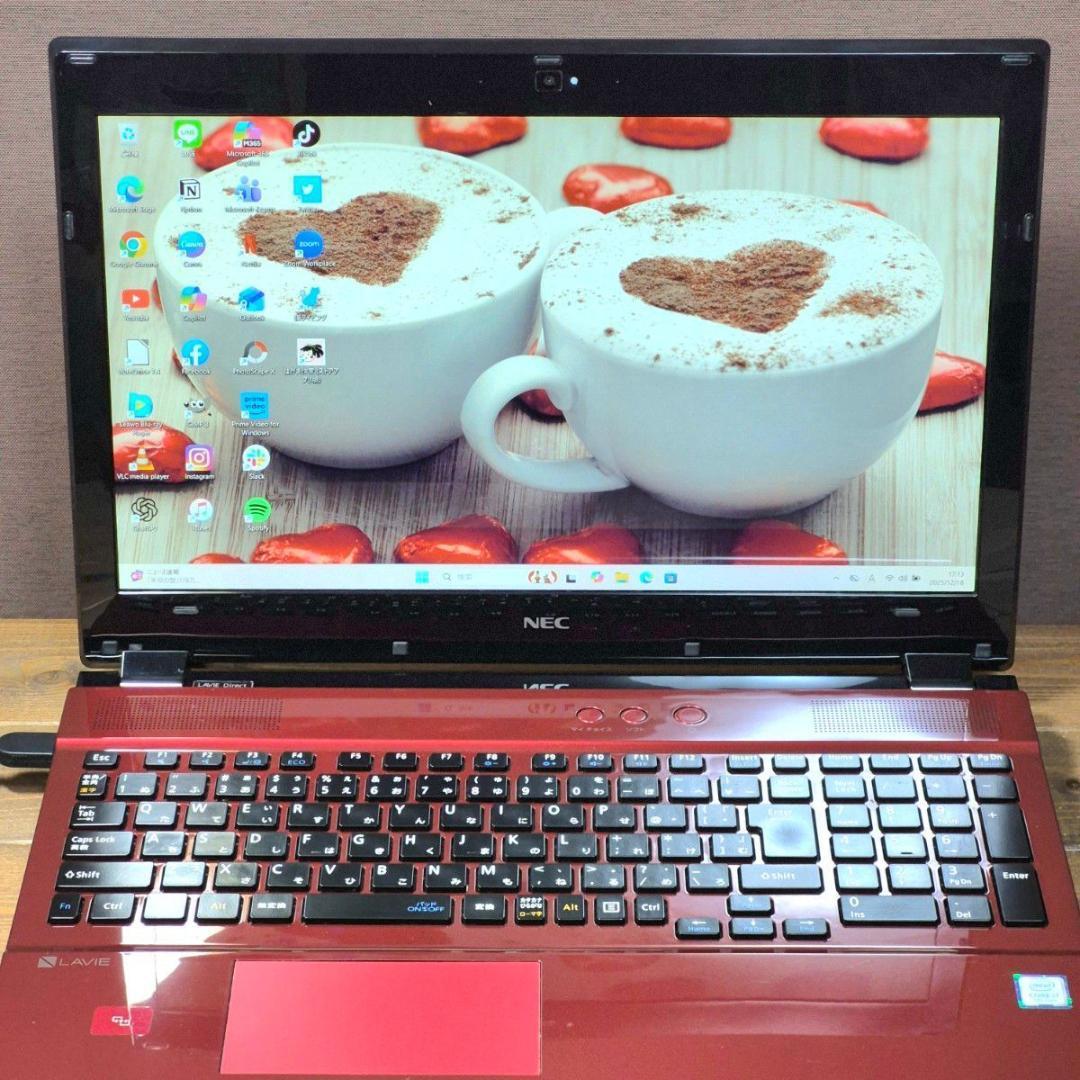 美品快適！最新Windows11 ノートパソコン i7 8GB SSHD 233