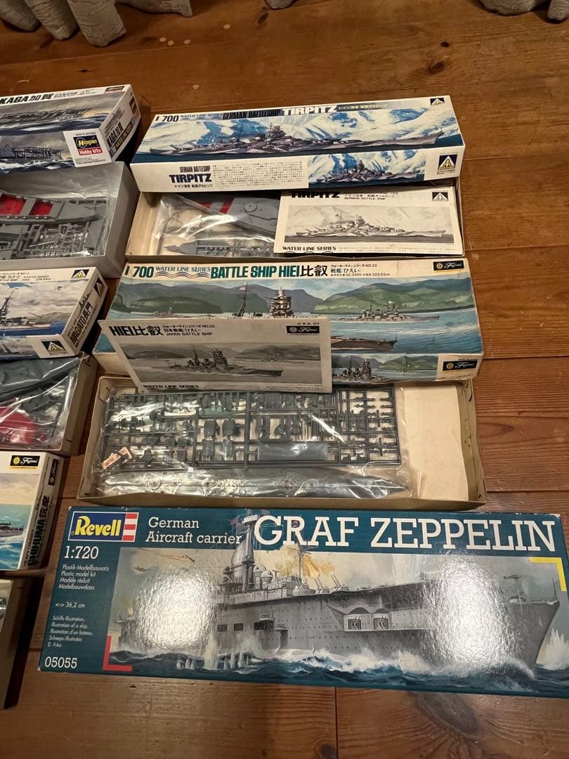 【未組立】艦船プラモデル まとめ売り 6点セット 1/700 他