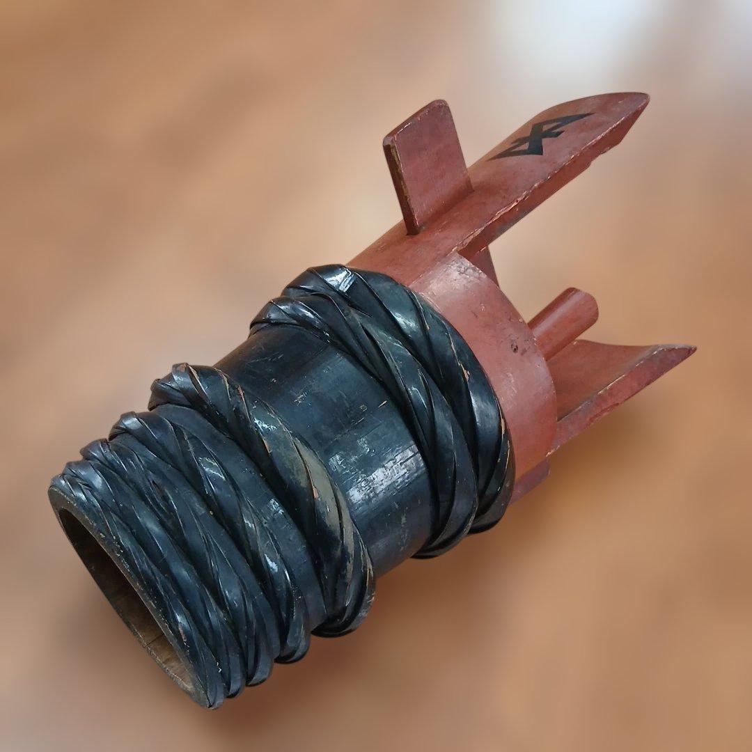 骨董品　年代物　本物の角樽