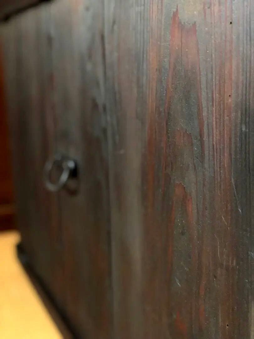 明治〜大正 骨董【職人手製】蕎麦猪口　食器棚 木製棚